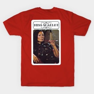 Miss Scarlet Green - Clue Murder Suspect Card! T-Shirt T-Shirt T-Shirt